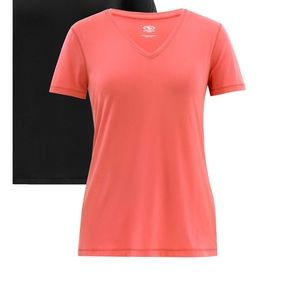 Athletic works core active short sleeve v neck tee shirt